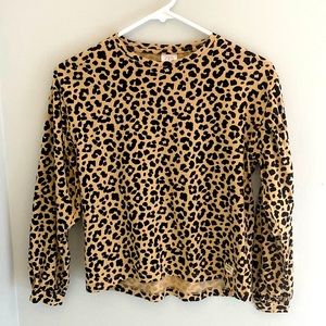 Zara leopard print tee - size 10